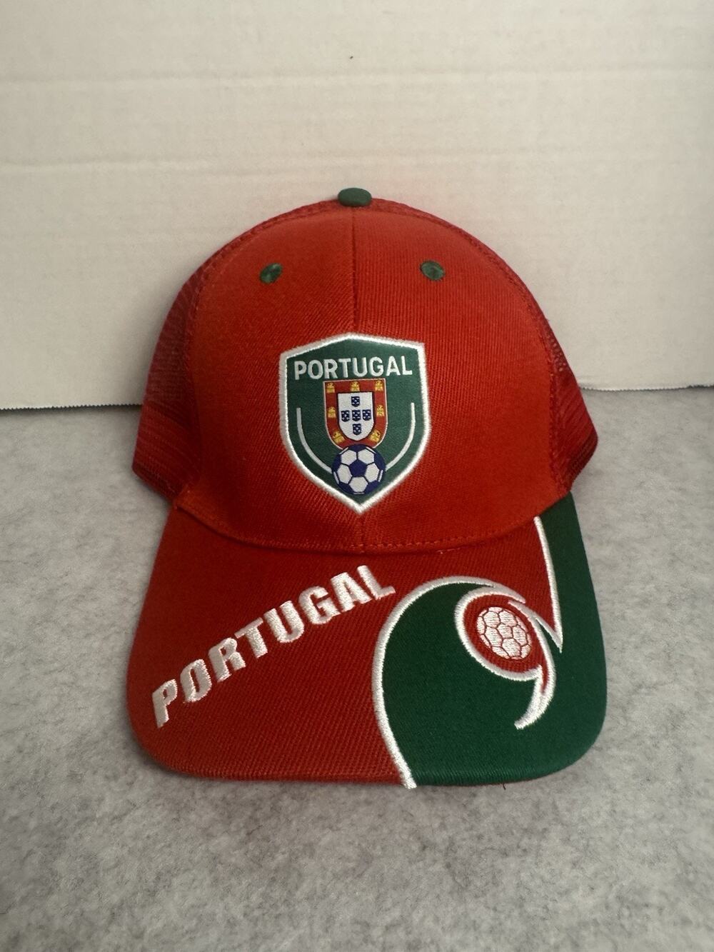 FIFA World Cup World Wide Apparel Portugal Red/Green Soccer Cap Hat